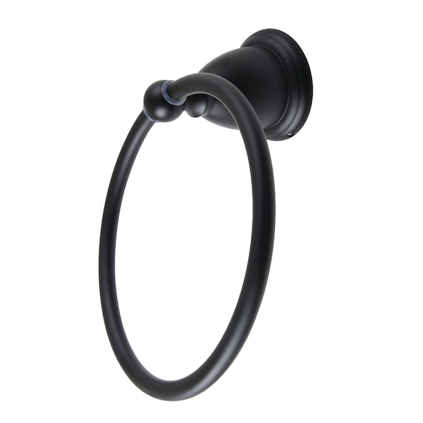 6Inch Towel Ring, Matte Black